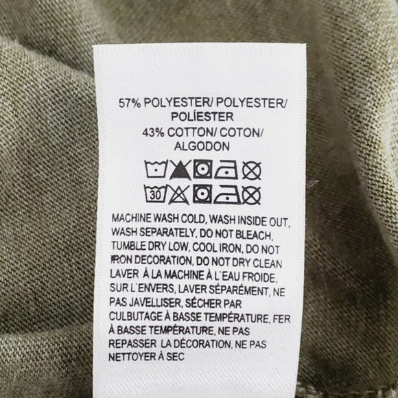 LUCKY BRAND venice burnout t-shirts Sz M NEW - Picture 6 of 6